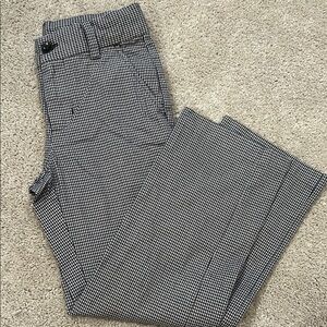 Janie and Jack Brown and Navy Houndstooth Pants